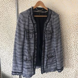 White House Black Market tweed blazer